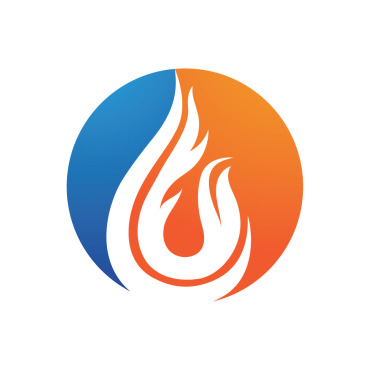 Letter Fire Logo Templates 348193