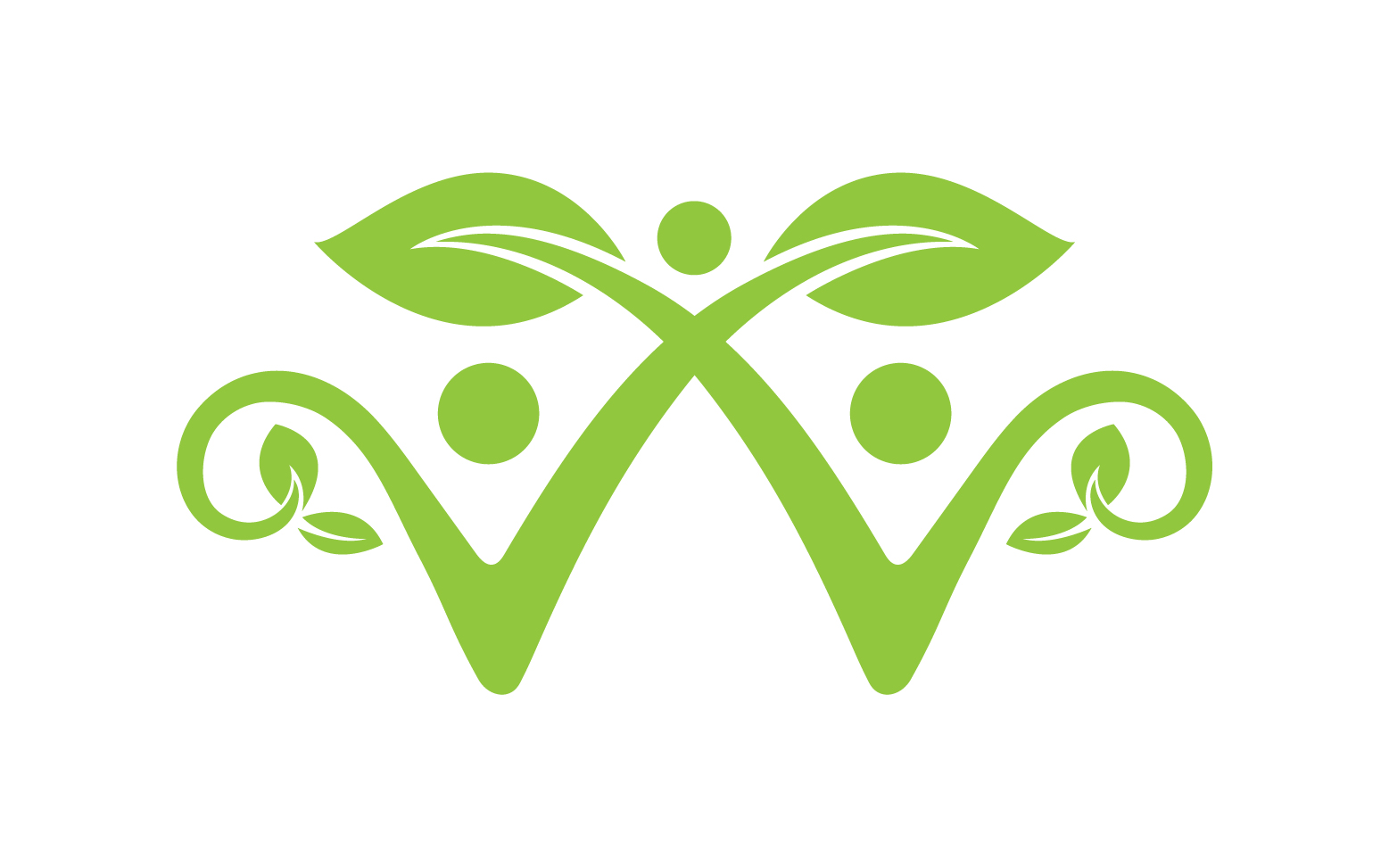 leaf nature go green logo vector v8