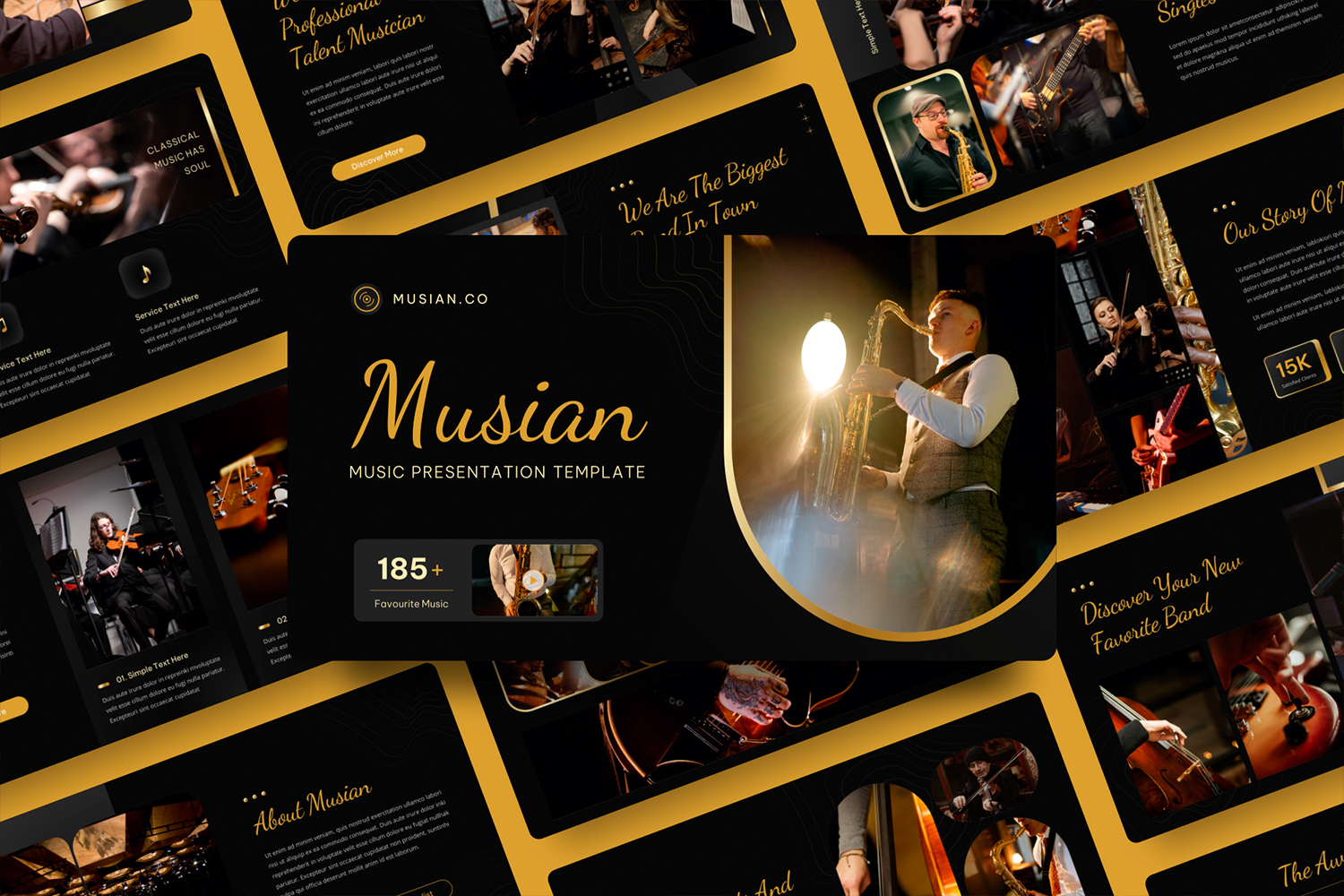 Musian - Music PowerPoint Template