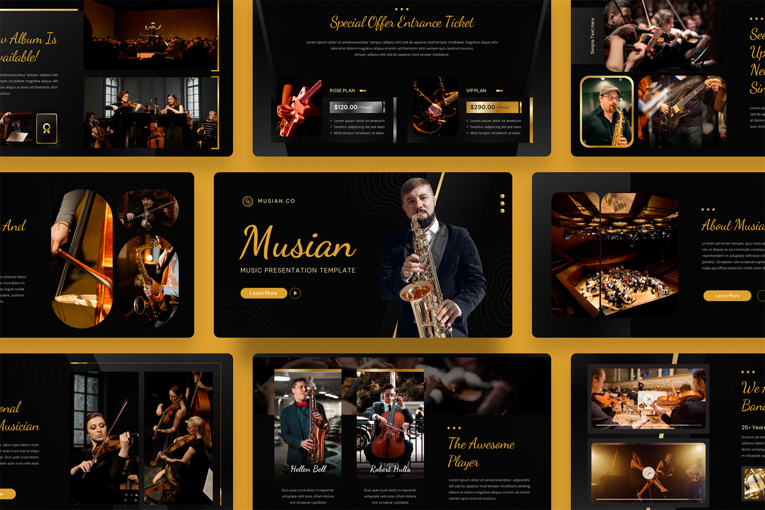 Musian - Music Keynote Template