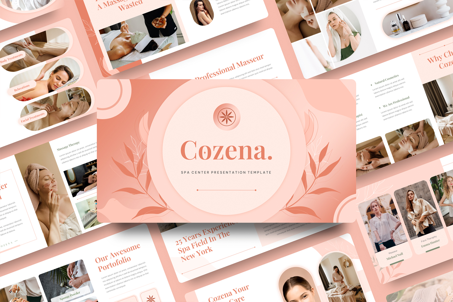 Cozena - Spa Center PowerPoint Template