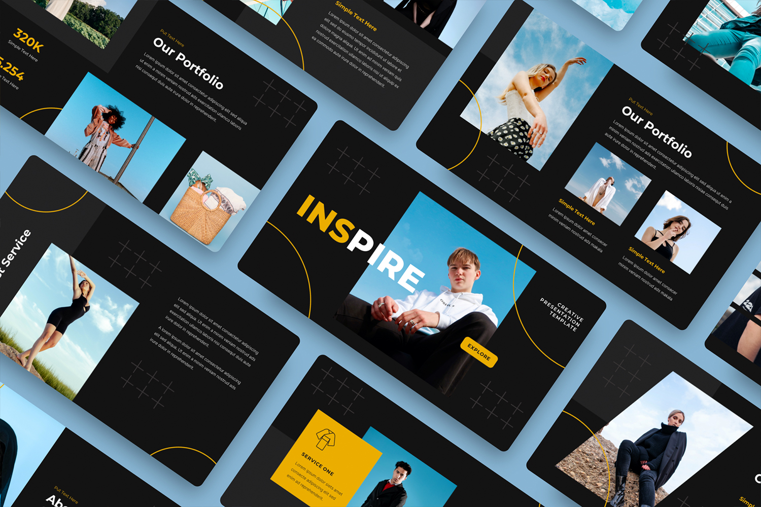 Inspire - Creative Google Slide Template