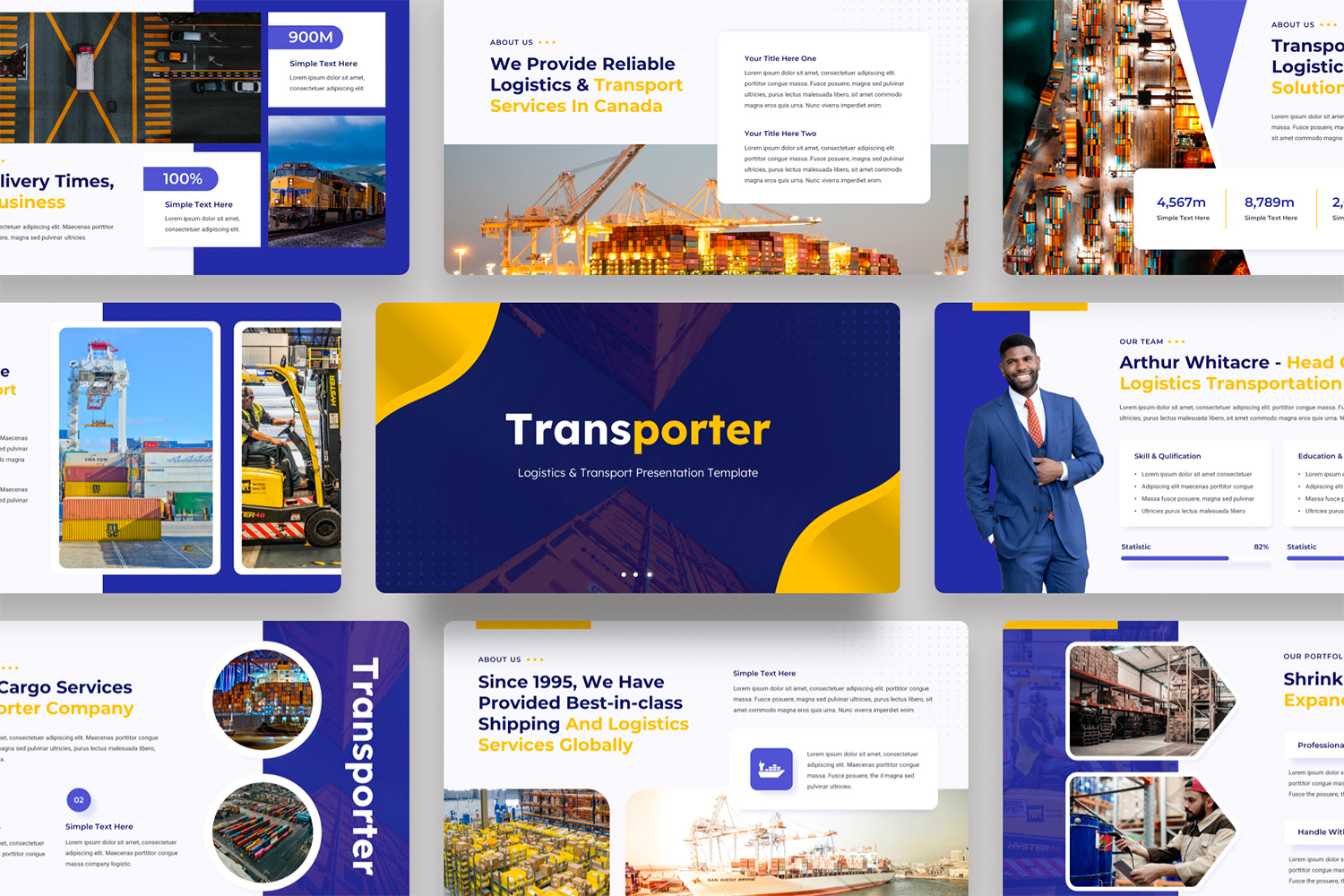 Transporter - Logistics And Transport Keynote Template