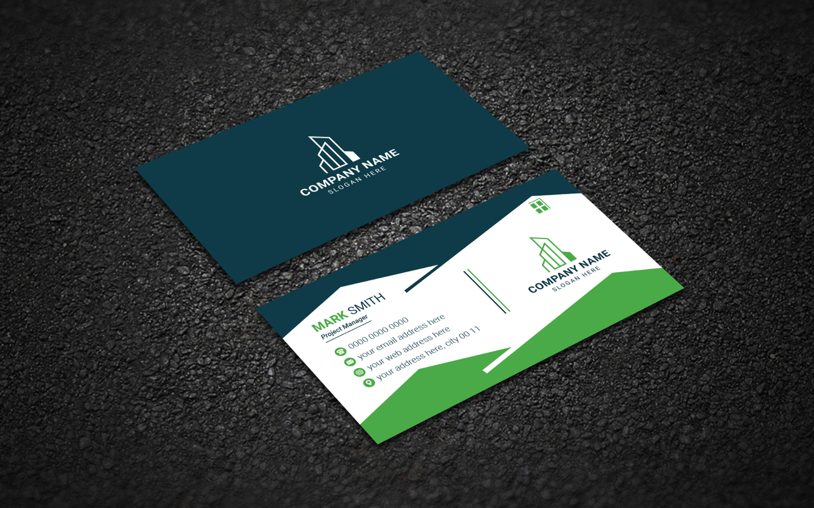 Real Estate Business Card Design Template