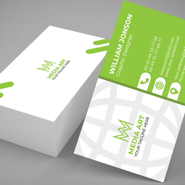 Card Clean Corporate Identity 348483