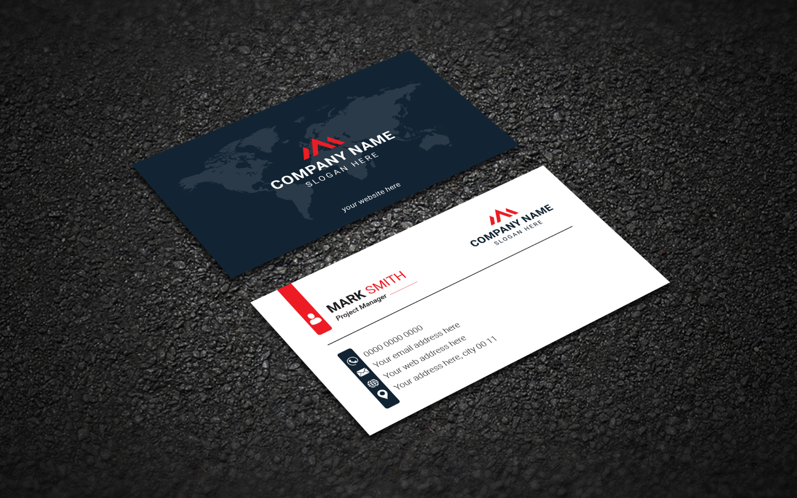 Corporate Modern Business Card Design Template