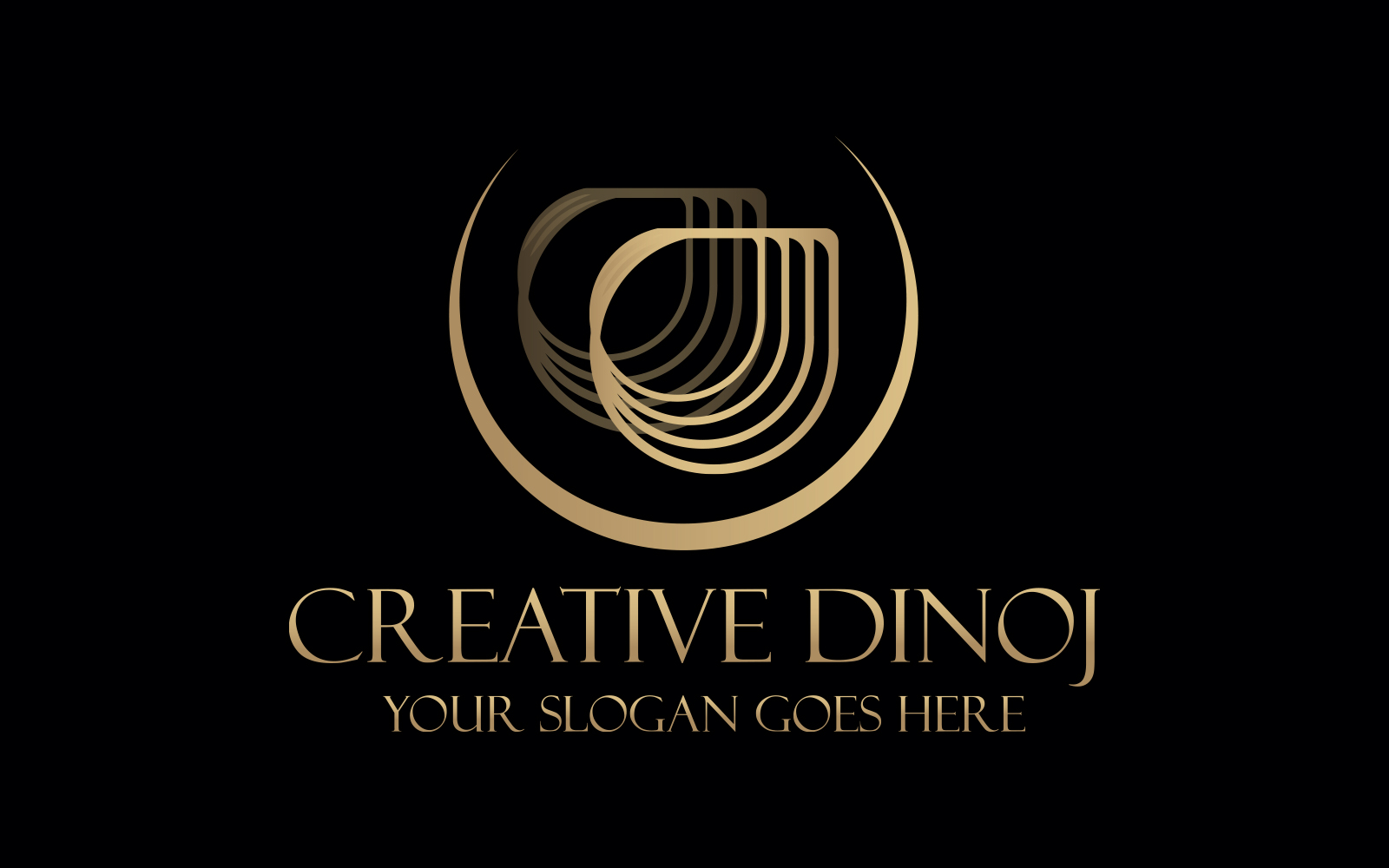 Creative Dinoj-Lettre D and J Modern Logo professional business Templates