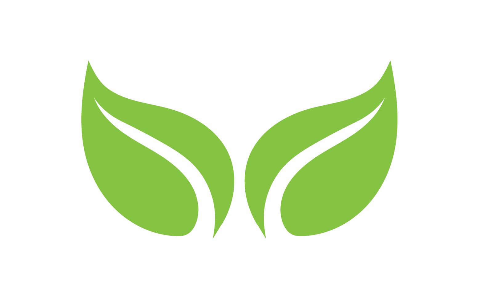 Eco green nature tree element logo v5