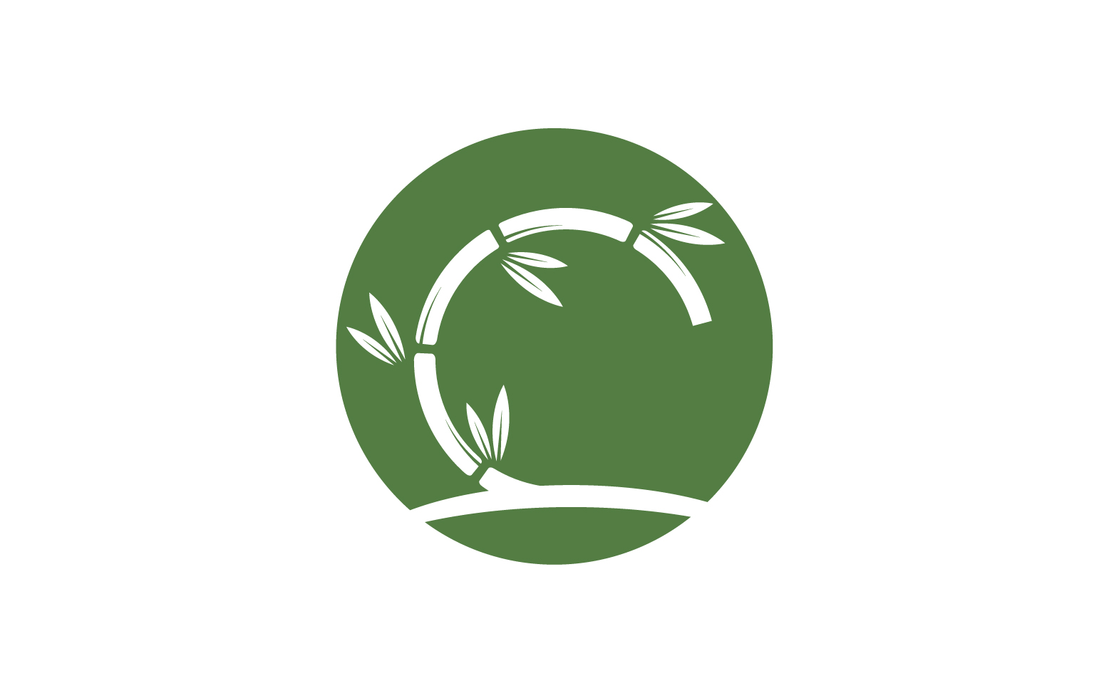 Bamboo tree logo vector v26
