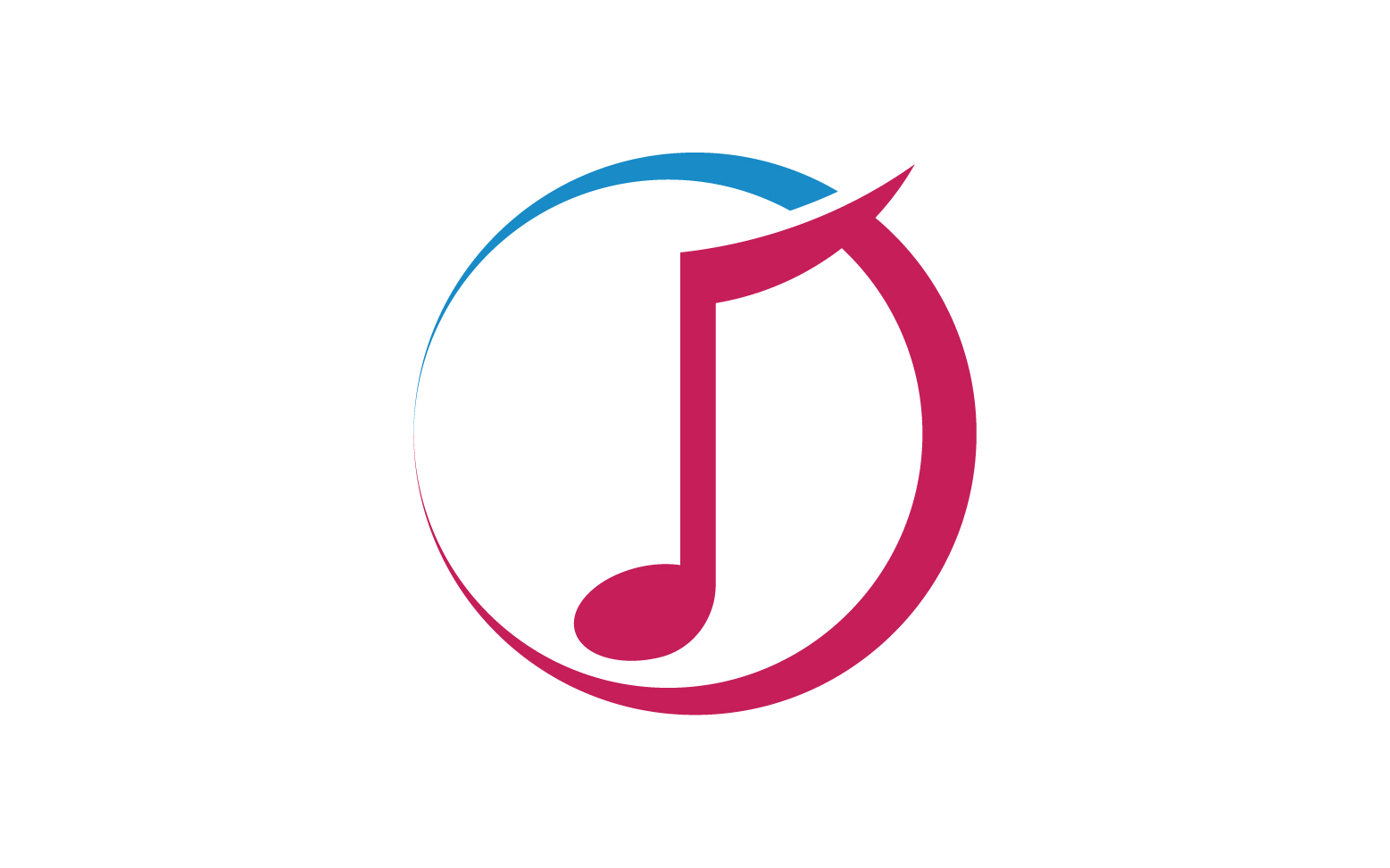 Music sound player app icon logo v3