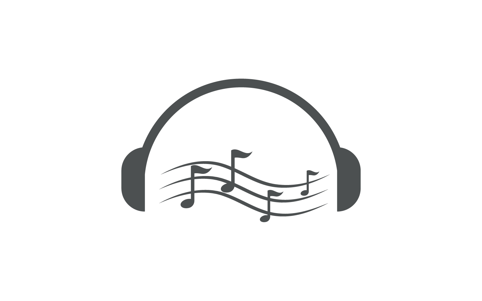 Music sound player app icon logo v7