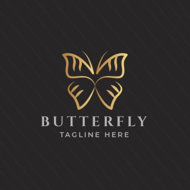 Beauty Butterfly Logo Templates 348814