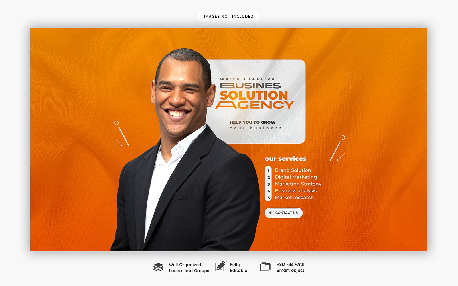 Digital Marketing Agency Corporate Social Media Cover Template