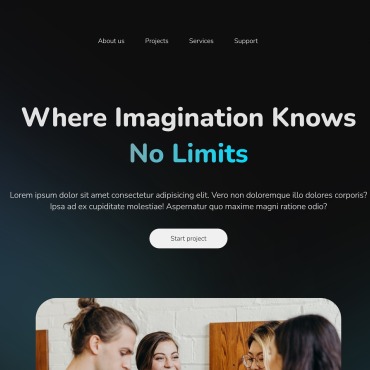 Business Company Landing Page Templates 348860