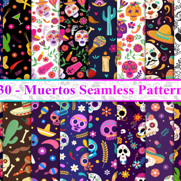 De Muertos Patterns 349147