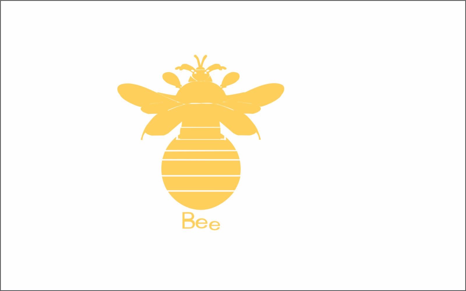 Bee Logo Template Fashion