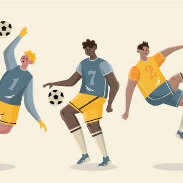 Player Soccer Illustrations Templates 349333