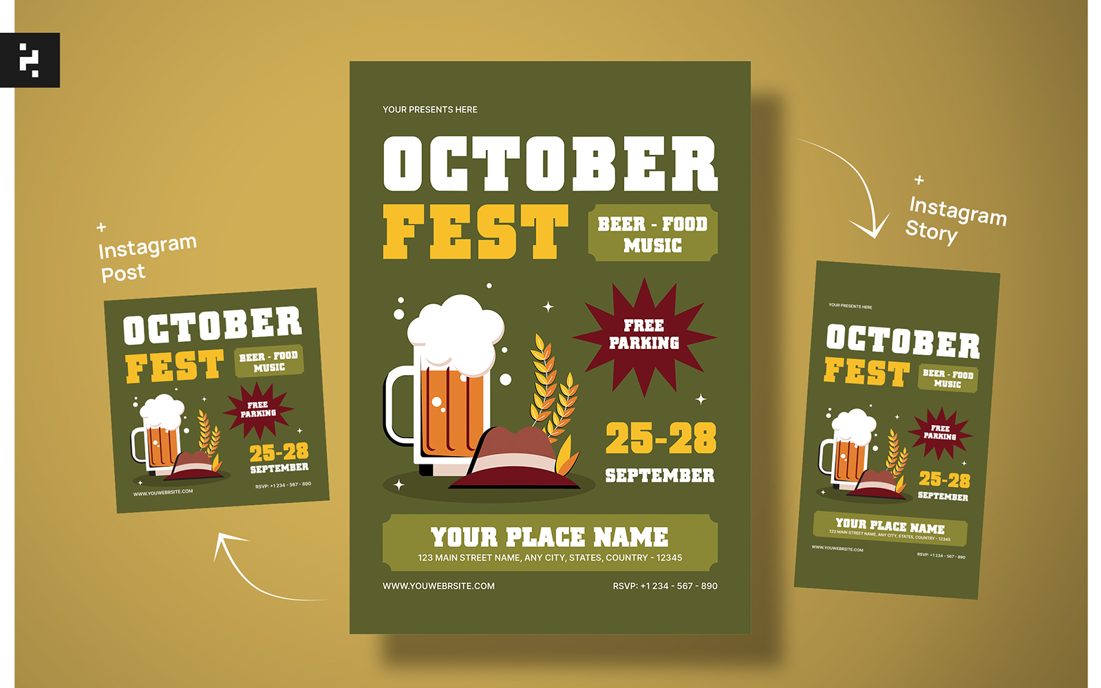 October Festival Event Flyer