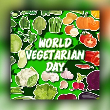 Vegetarian Day Social Media 349383