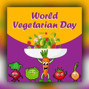 Vegetarian Day Social Media 349385