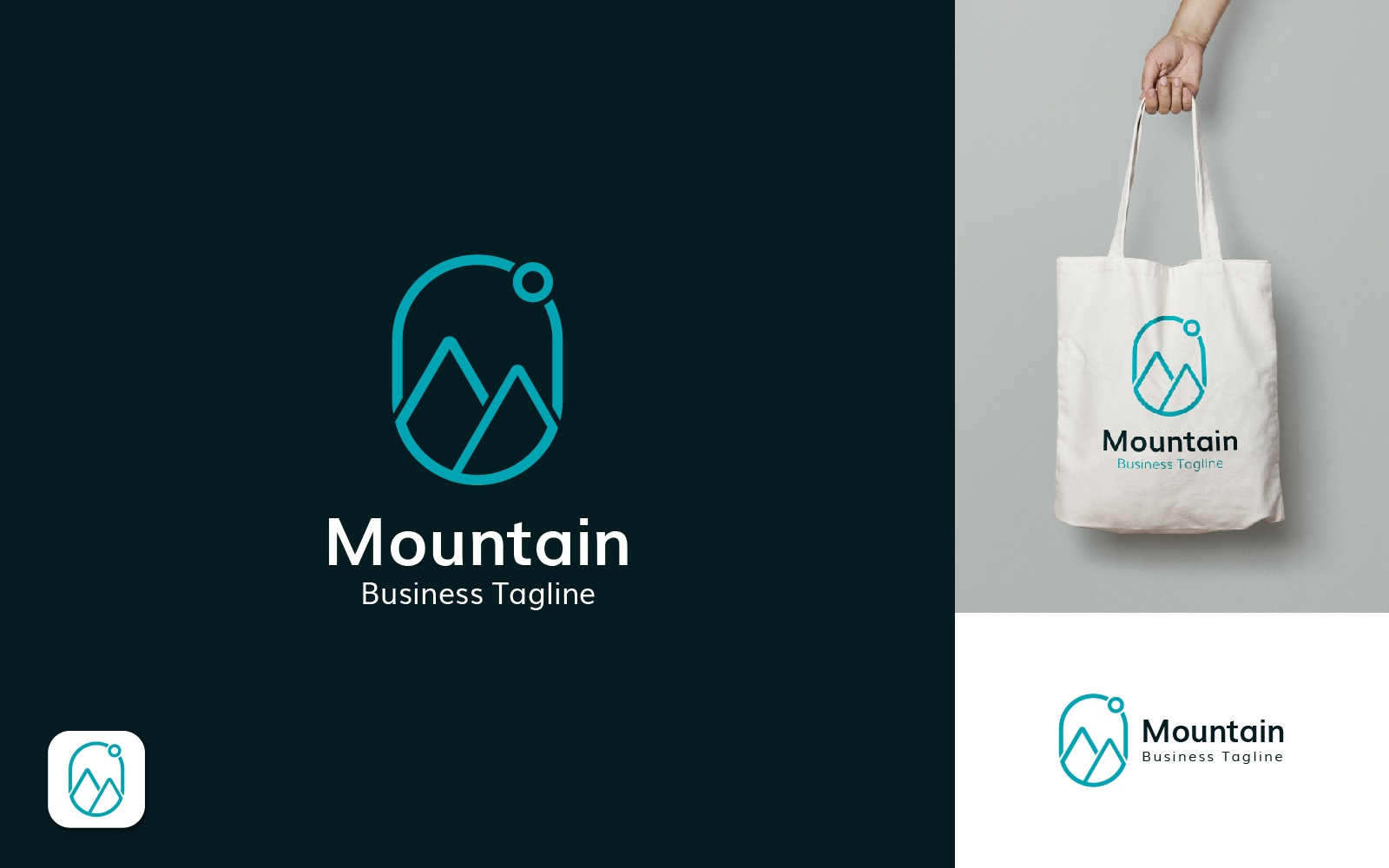 Mountain Camping Adventure Logo Design Template