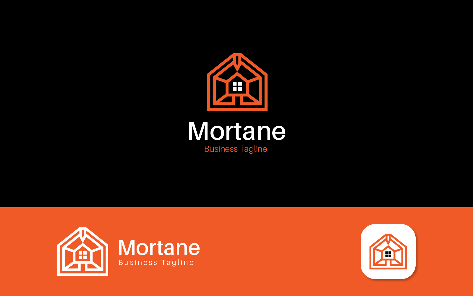 Real Estate Mortane Logo Design