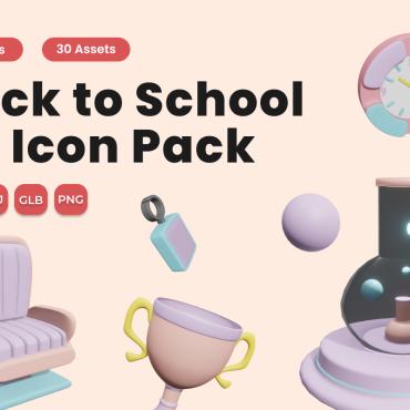 Set Academic 3D Models 349516