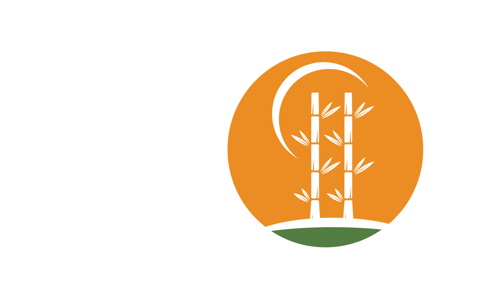 Bamboo tree logo vector v.8