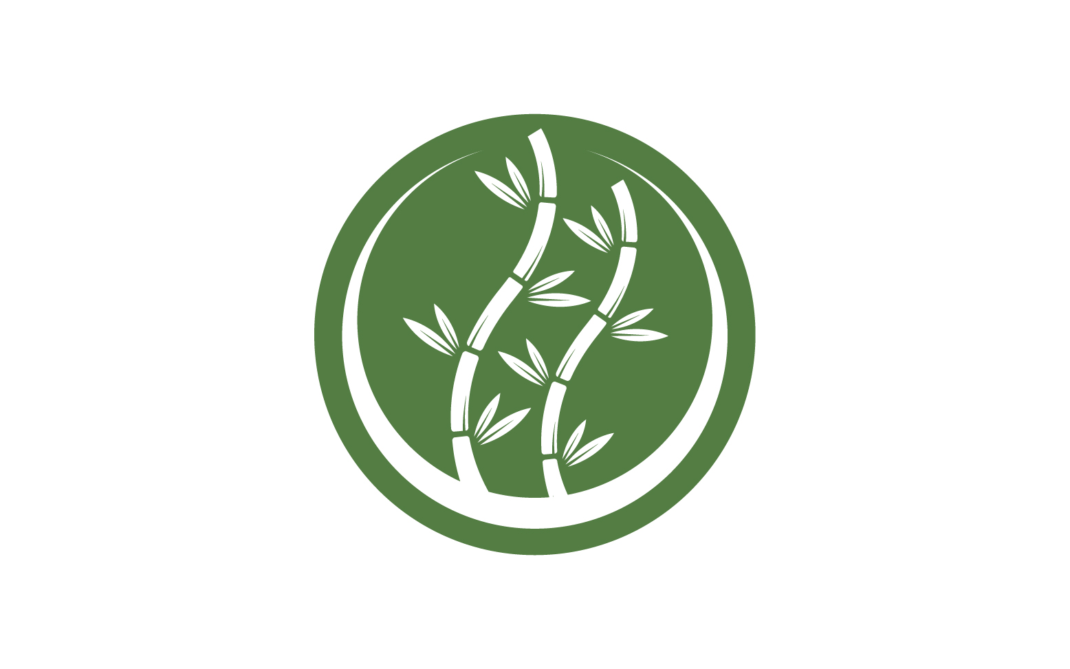 Bamboo tree logo vector v.19