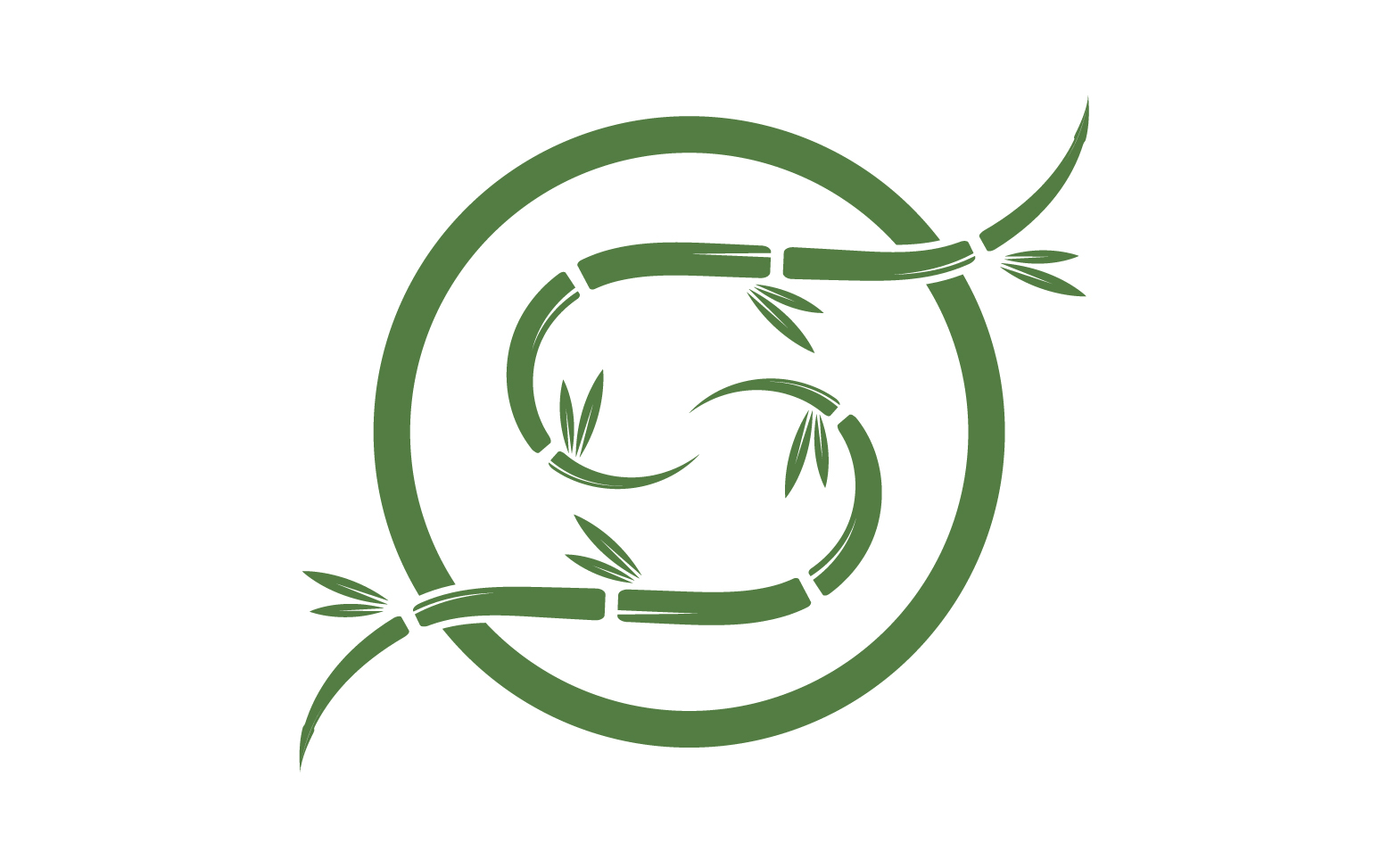 Bamboo tree logo vector v.31