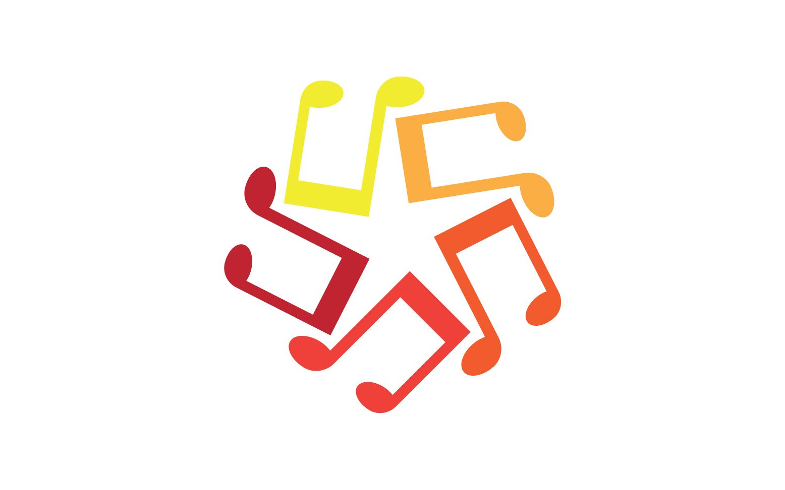 Music sound player app icon logo v.10