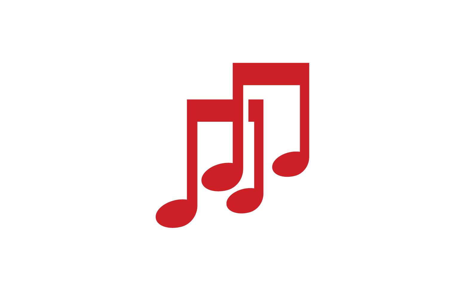 Music sound player app icon logo v.15