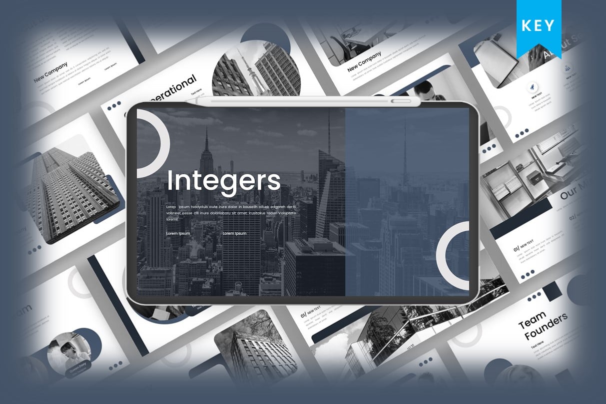 Integers - Business Keynote Template