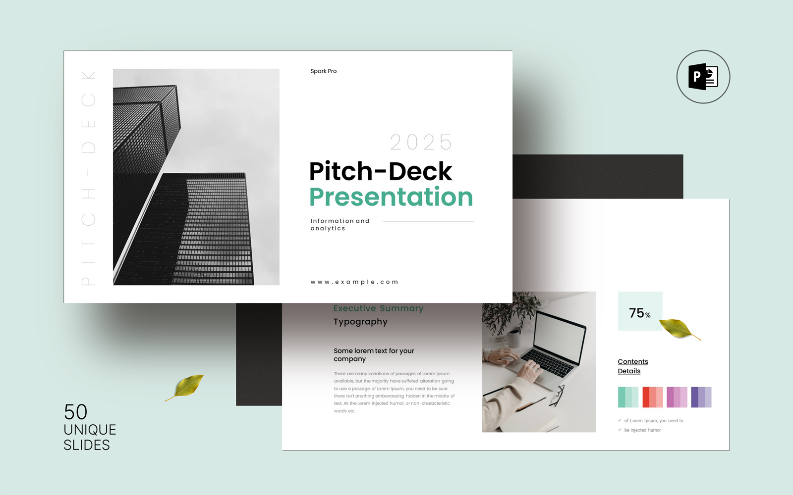 Pitch-Deck Presentation Layout