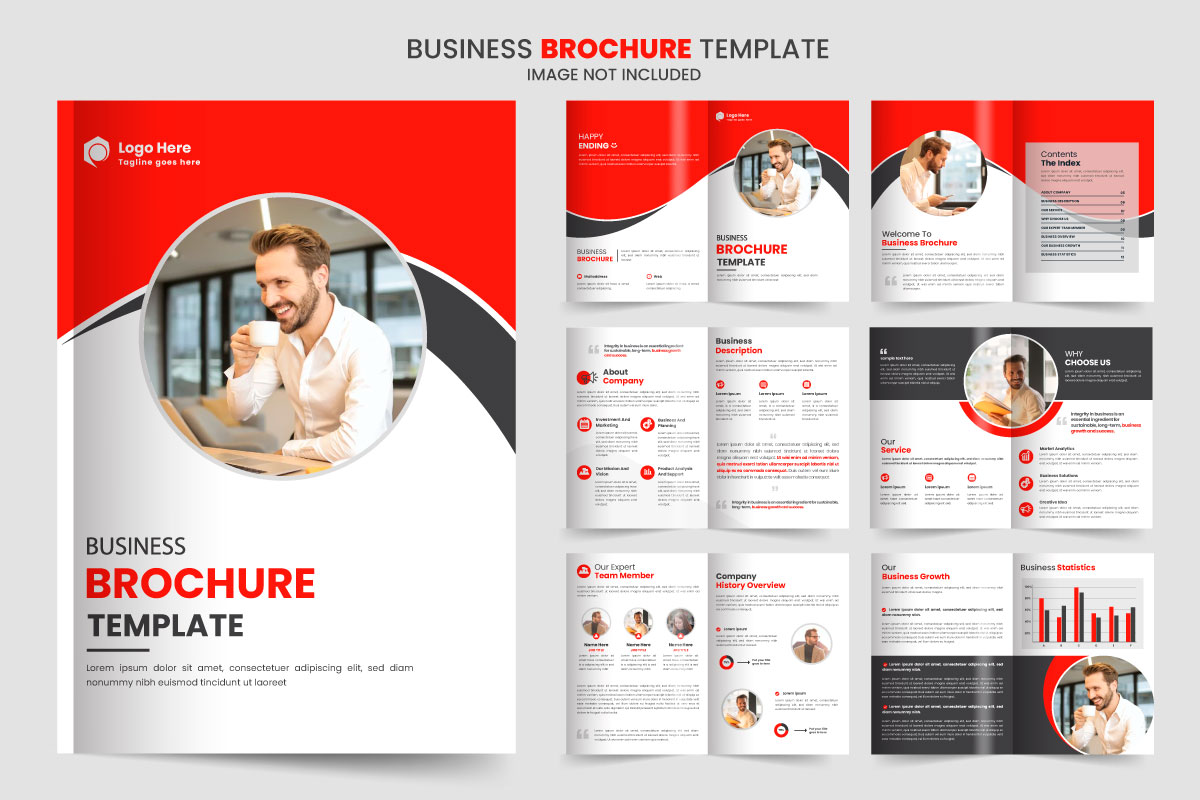 company profile brochure design ,Brochure creative design. Multipurpose template with cover