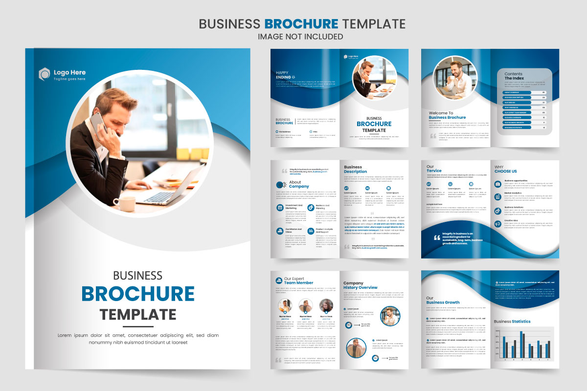 company profile brochure design ,Brochure creative design. Multipurpose template