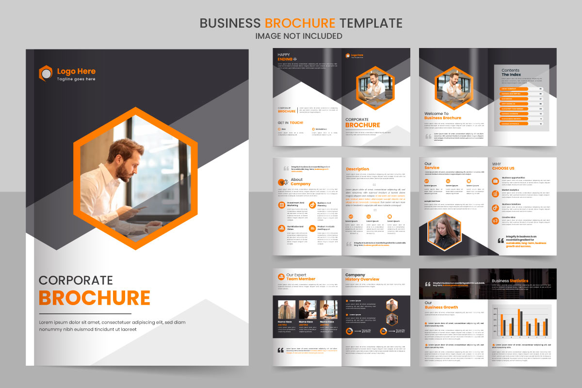 company profile brochure design ,Brochure creative design. Multipurpose template concept