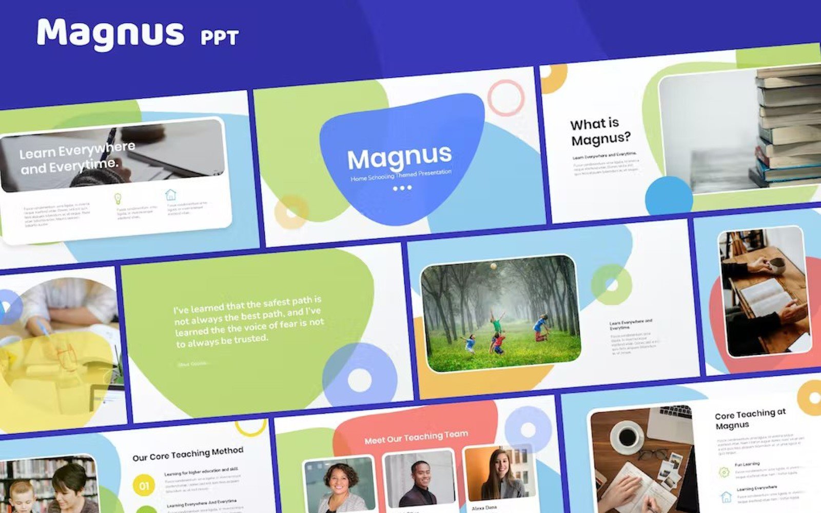 Magnus - Home Schooling Template Powerpoint