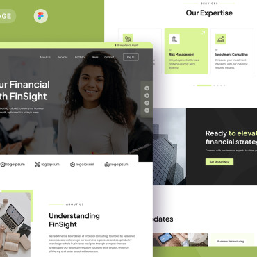 Consulting Company UI Elements 350043