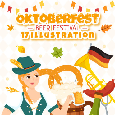 Festival Oktoberfest Illustrations Templates 350242