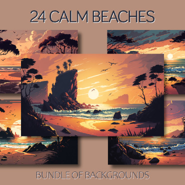 Beach Illustrations Illustrations Templates 350437