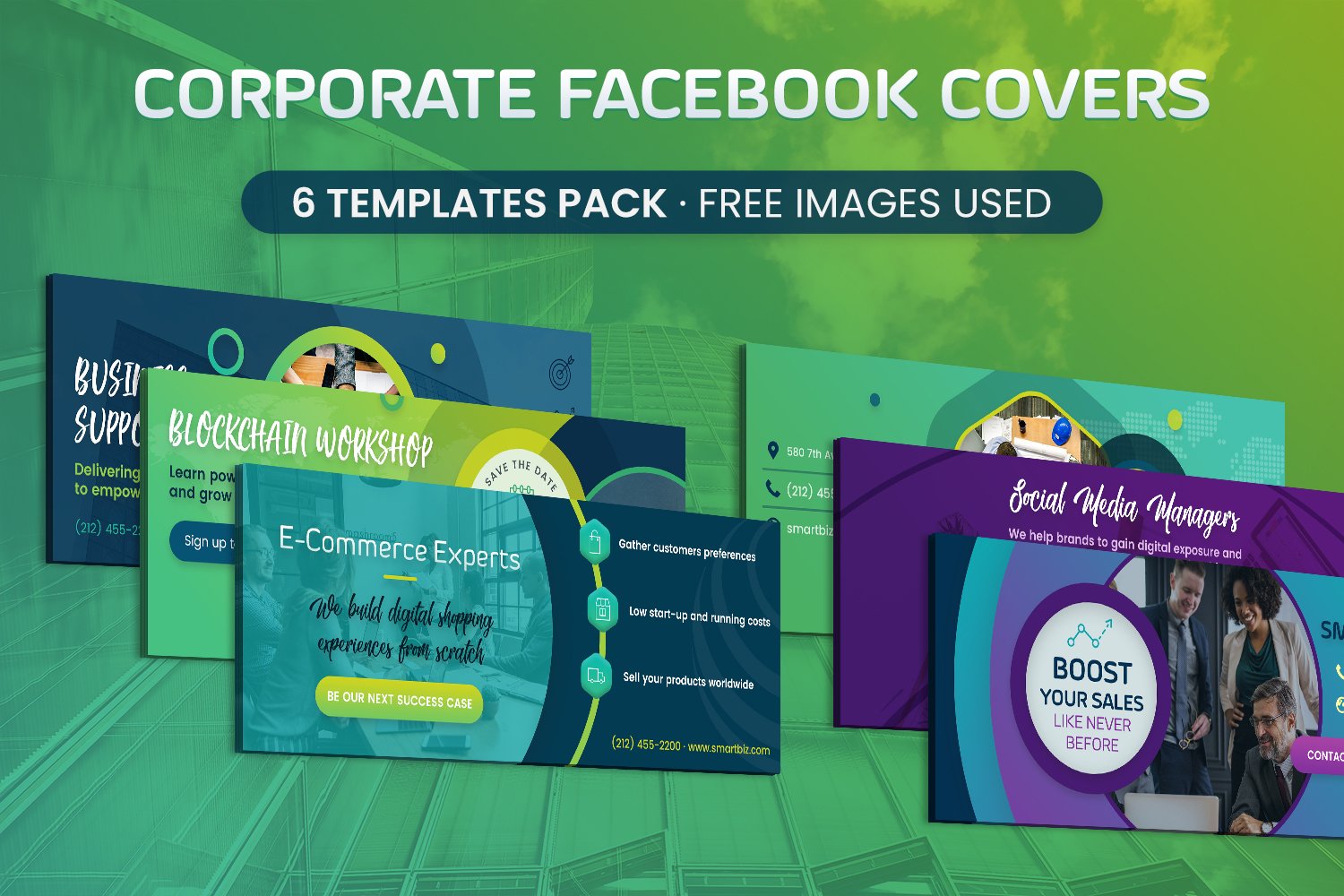 Modern Corporate Facebook Covers