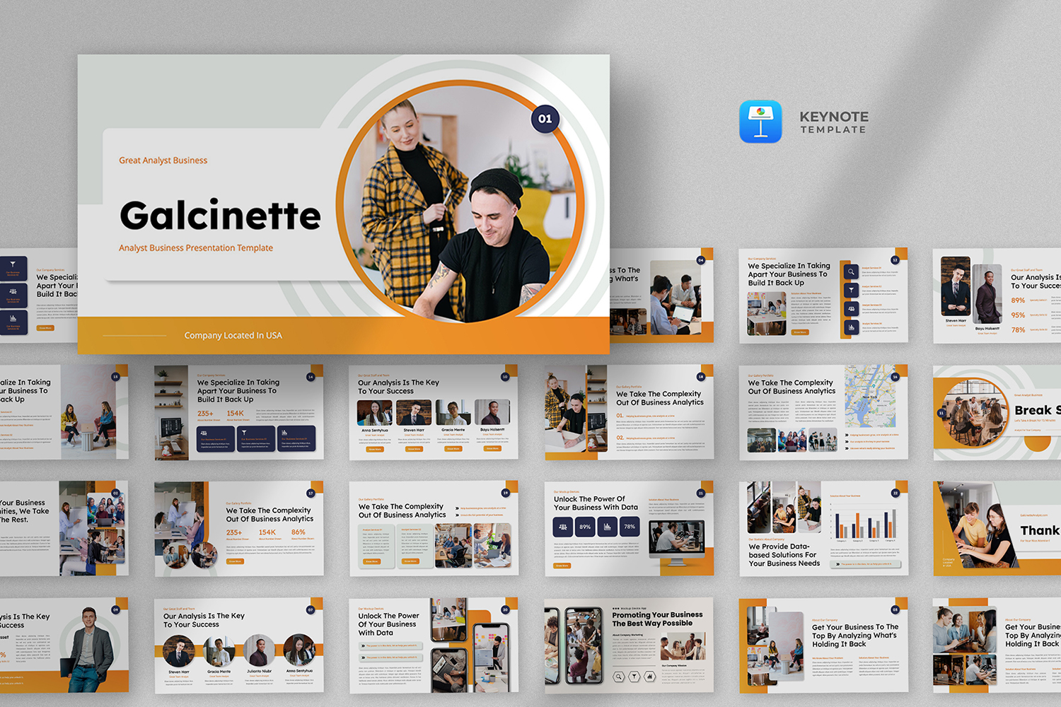 Galcinette - Business Analysis Keynote Template