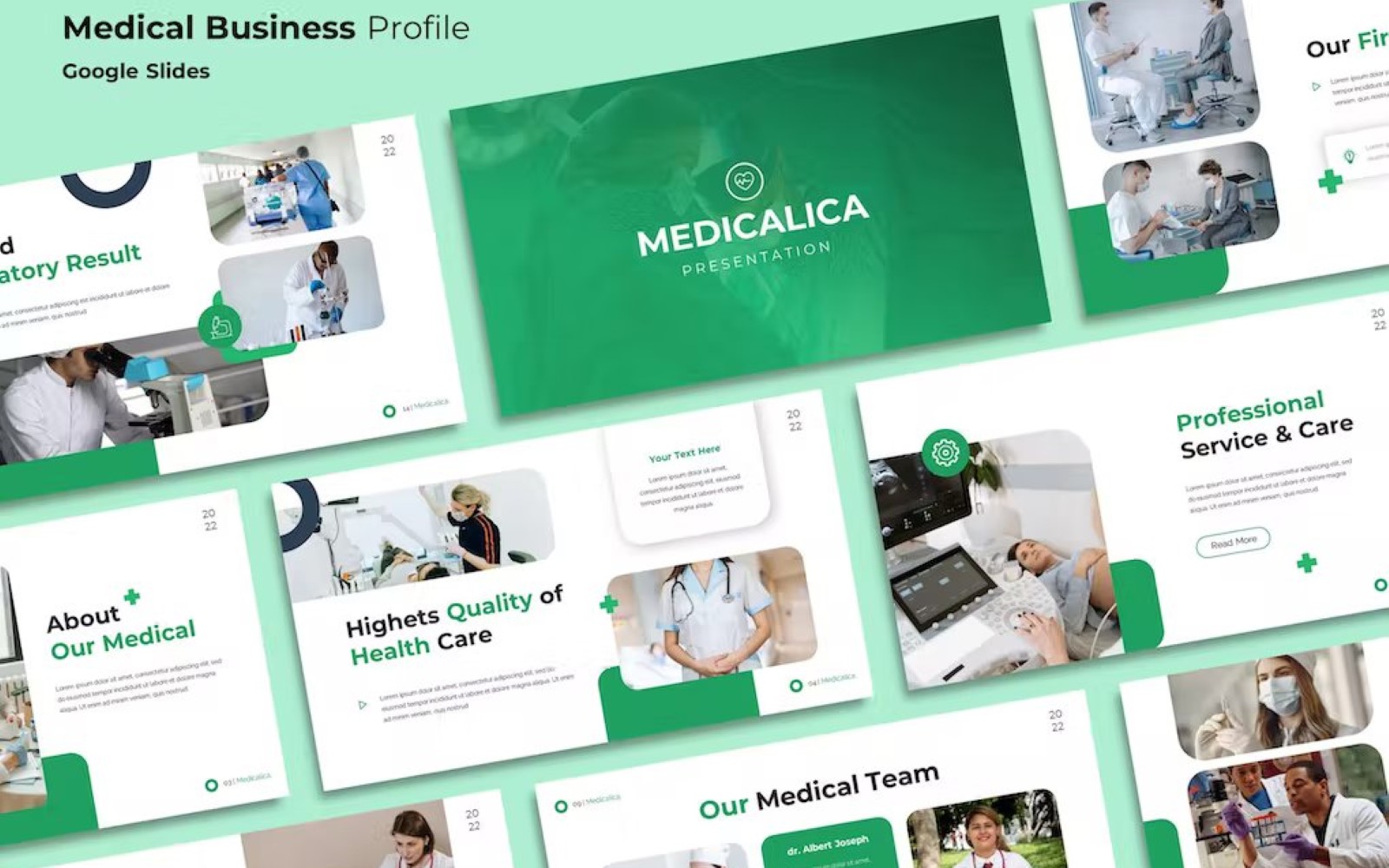 Medical Business Profile Google Slides
