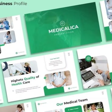 Clinic Doctor Keynote Templates 350564