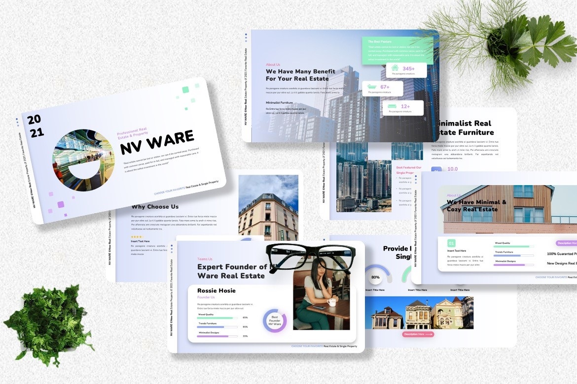 NV Ware - Real Estate Powerpoint Template