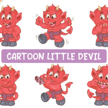 Little Devil Vectors Templates 350651