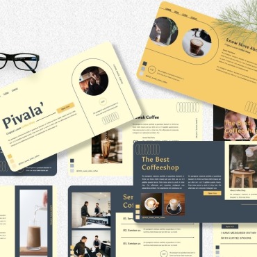 Business Cafe PowerPoint Templates 350688