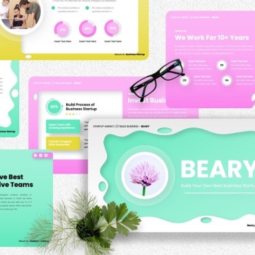 Business Clean Keynote Templates 350689