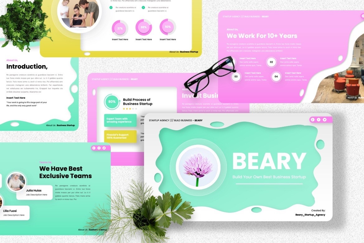 Beary - Corporate Keynote Templates